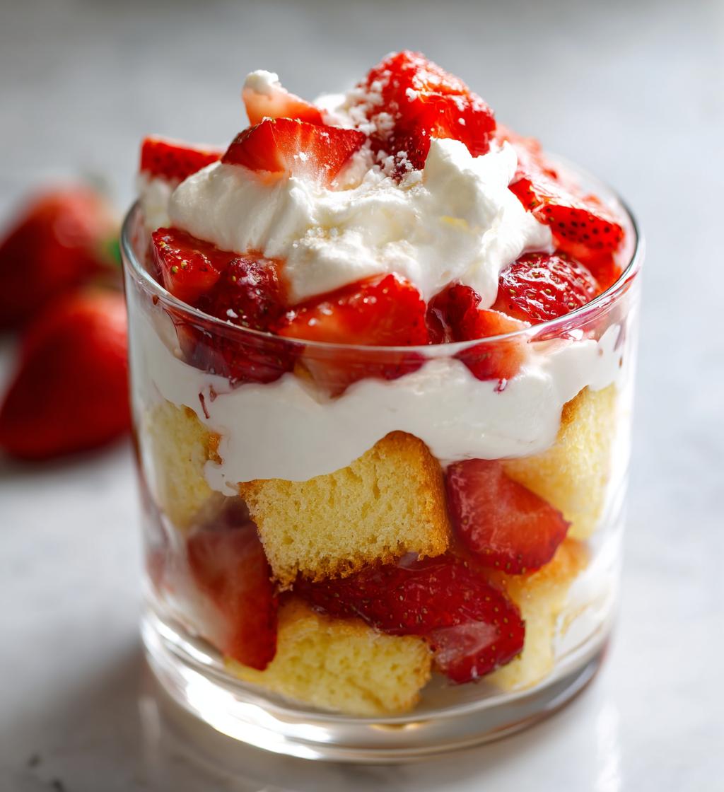 Layers of Bliss: The Irresistible Strawberry Shortcake Trifle
